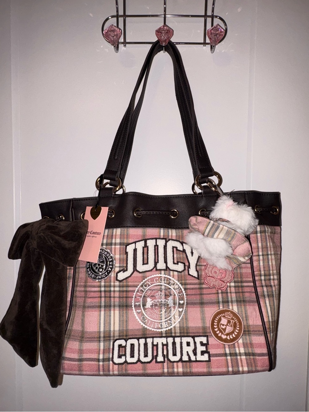 Juicy Couture Plush Plaid Daydreamer